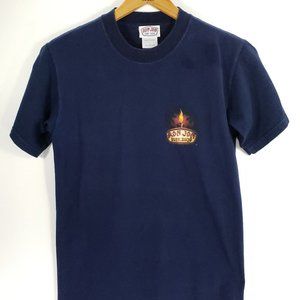 Ron Jon Surf Shop Graphic T-Shirt Men's Small Short Sleeve Navy Big Cat Leopard